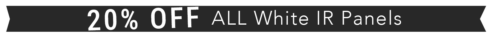 20% Off White Panels Sale