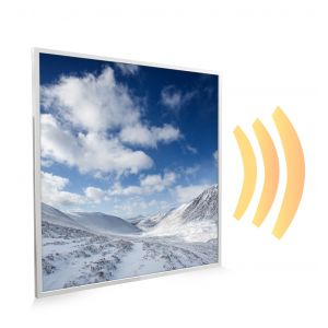 595x595 Cairngorms Picture NXT Gen Infrared Heating Panel 350W - Grade A (White Frame)