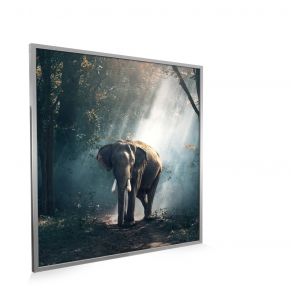 595x595 Jungle Elephant NXT Gen Infrared Heating Panel 350W White Frame (Grade A)