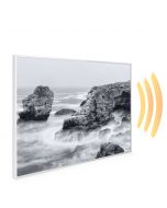 995x1195 Stormy Shore Picture NXT Gen Infrared Heating Panel 1200W - Electric Wall Panel Heater