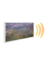 595x1195 Water Lillies Picture NXT Gen Infrared Heating Panel 700W - Electric Wall Panel Heater