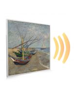 595x595 Fishing Boats on the Beach at Saintes Maries Image NXT Gen Infrared Heating Panel 350W - Electric Wall Panel Heater