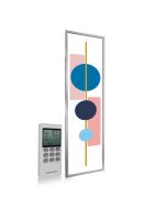 350W Abstract Geometry UltraSlim Picture NXT Gen Infrared Heating Panel - Electric Wall Panel Heater