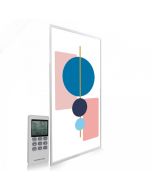 595x1195 Abstract Geometry Image NXT Gen Infrared Heating Panel 700W - Electric Wall Panel Heater