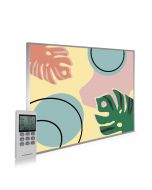 995x1195 Abstract Leaves Picture NXT Gen Infrared Heating Panel 1200W - Electric Wall Panel Heater