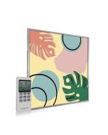 595x595 Abstract Leaves Image NXT Gen Infrared Heating Panel 350W - Electric Wall Panel Heater