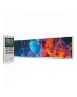 350W Dancing Smoke UltraSlim Picture NXT Gen Infrared Heating Panel - Electric Wall Panel Heater