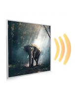 595x595 Jungle Elephant Image NXT Gen Infrared Heating Panel 350W - Electric Wall Panel Heater