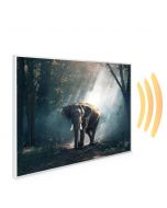 995x1195 Jungle Elephant Image NXT Gen Infrared Heating Panel 1200w - Electric Wall Panel Heater