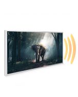 595x995 Jungle Elephant Picture NXT Gen Infrared Heating Panel 580W - Electric Wall Panel Heater