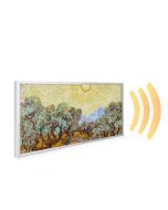 595x1195 Olive Trees with Yellow Sky and Sun Picture NXT Gen Infrared Heating Panel 700W - Electric Wall Panel Heater