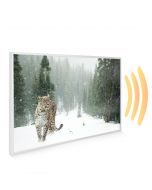 795x1195 Persian Snow Leopard Image NXT Gen Infrared Heating Panel 900w - Electric Wall Panel Heater